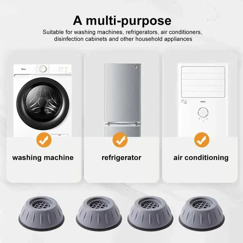 4 Pcs Anti Vibration Pads For Washing Machine Feet - My Royal Choice