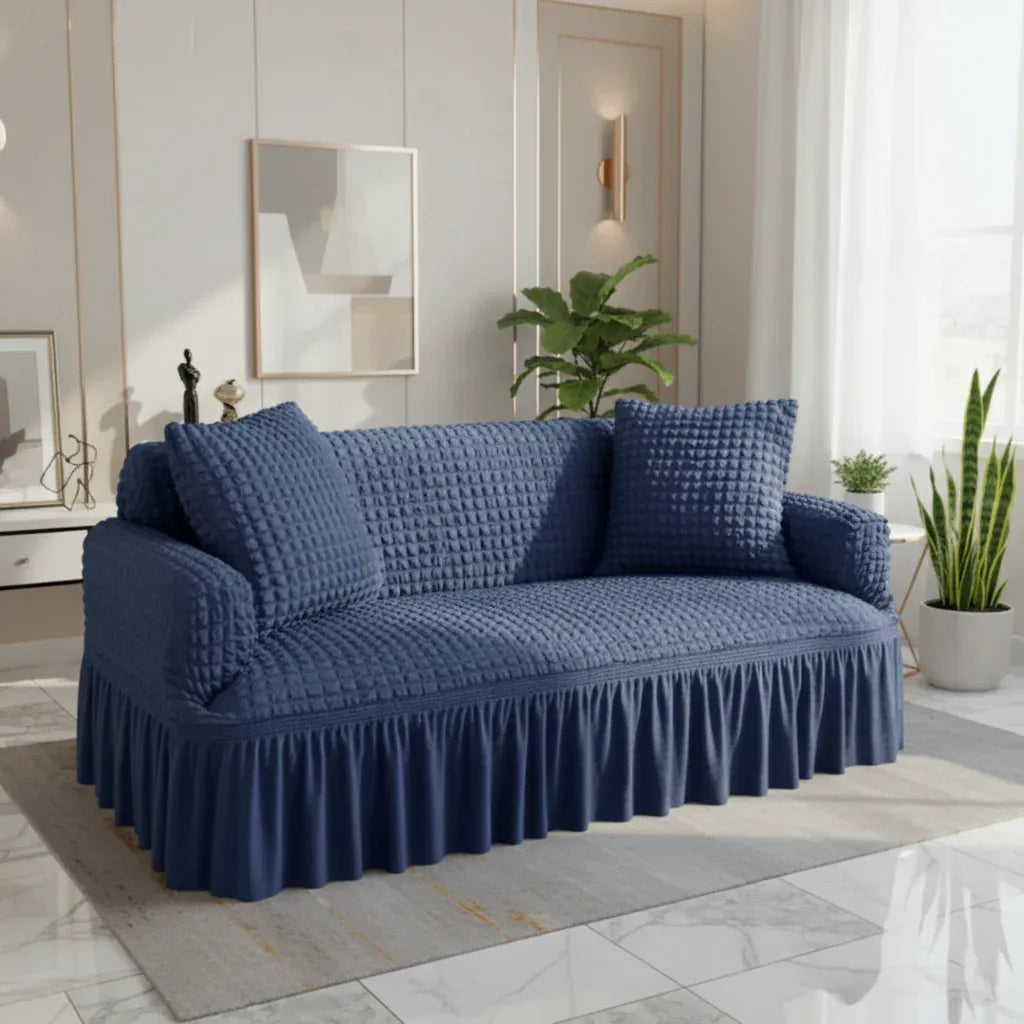 Bubble Sofa Cover - Blue - My Royal Choice