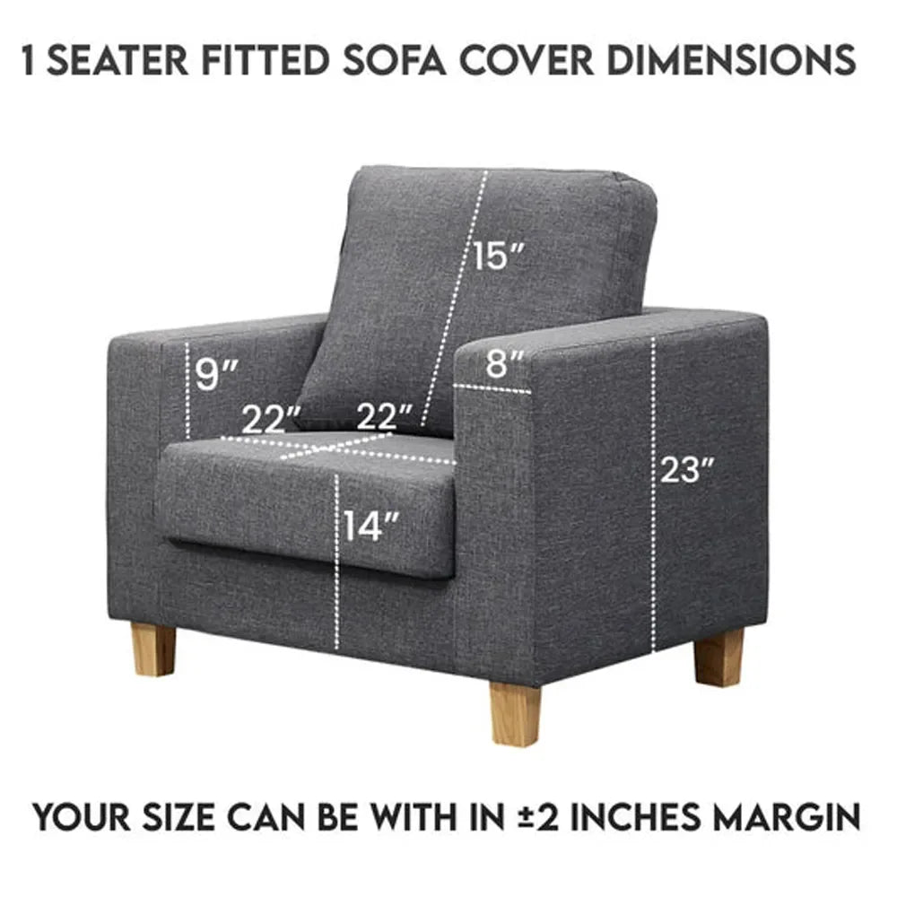Turkish Mesh Sofa Cover - Dark Brown - My Royal Choice