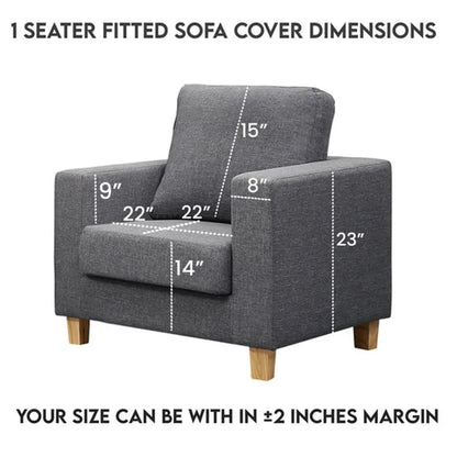 Turkish Mesh Sofa Cover - Maroon - My Royal Choice