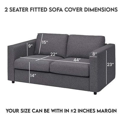 Turkish Mesh Sofa Cover - Dark Brown - My Royal Choice