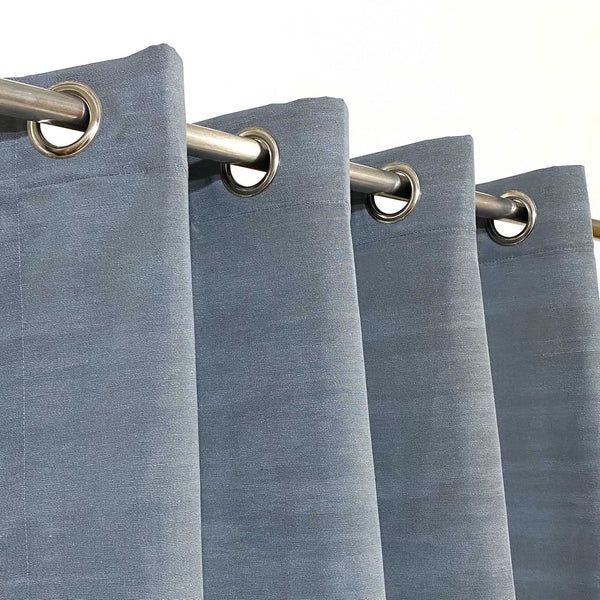 Plain Shaded Grey - Duck Cotton Curtain