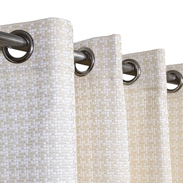 Off-White 3D Jacquard Curtain