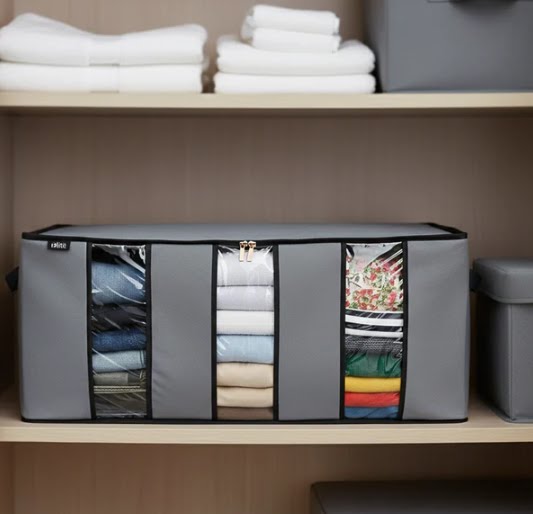 3 Compartment Clothes Storage Organizer Bag
