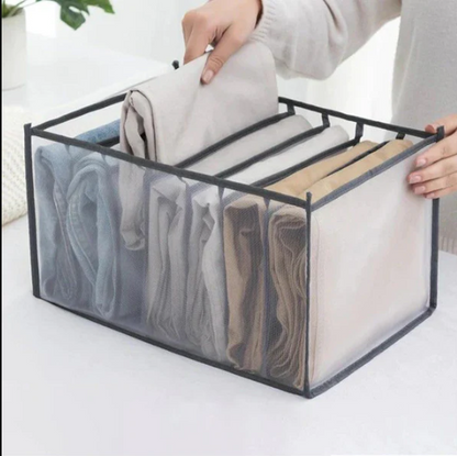 Space-Saving 7 Grids Jeans Organizer
