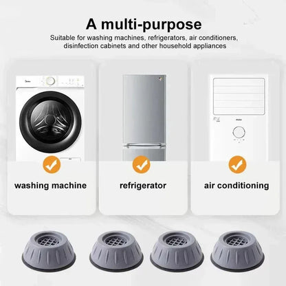 4 Pcs Anti Vibration Pads For Washing Machine Feet - My Royal Choice