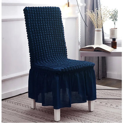 Bubble Style Chair Cover- Blue - My Royal Choice