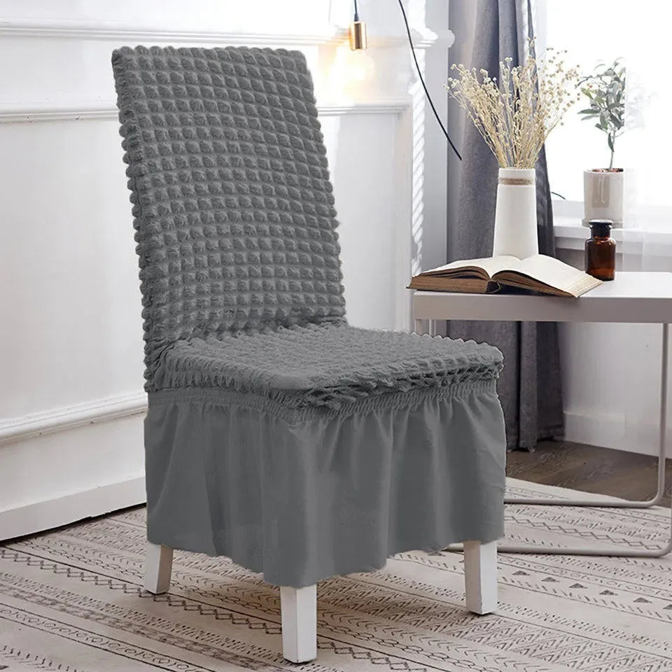 Bubble Style Chair Cover- Grey - My Royal Choice