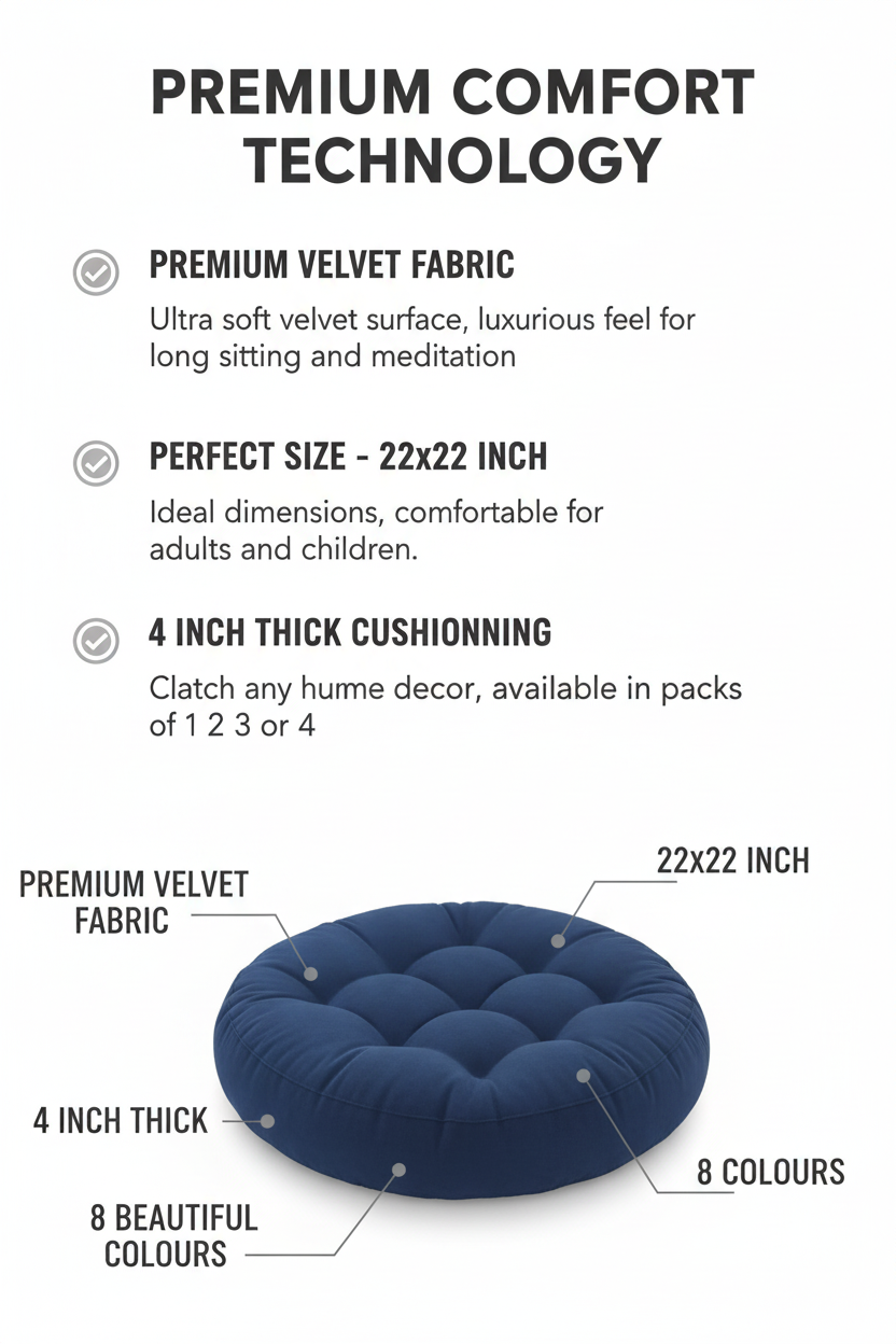 Mobile Floor Cushion Section