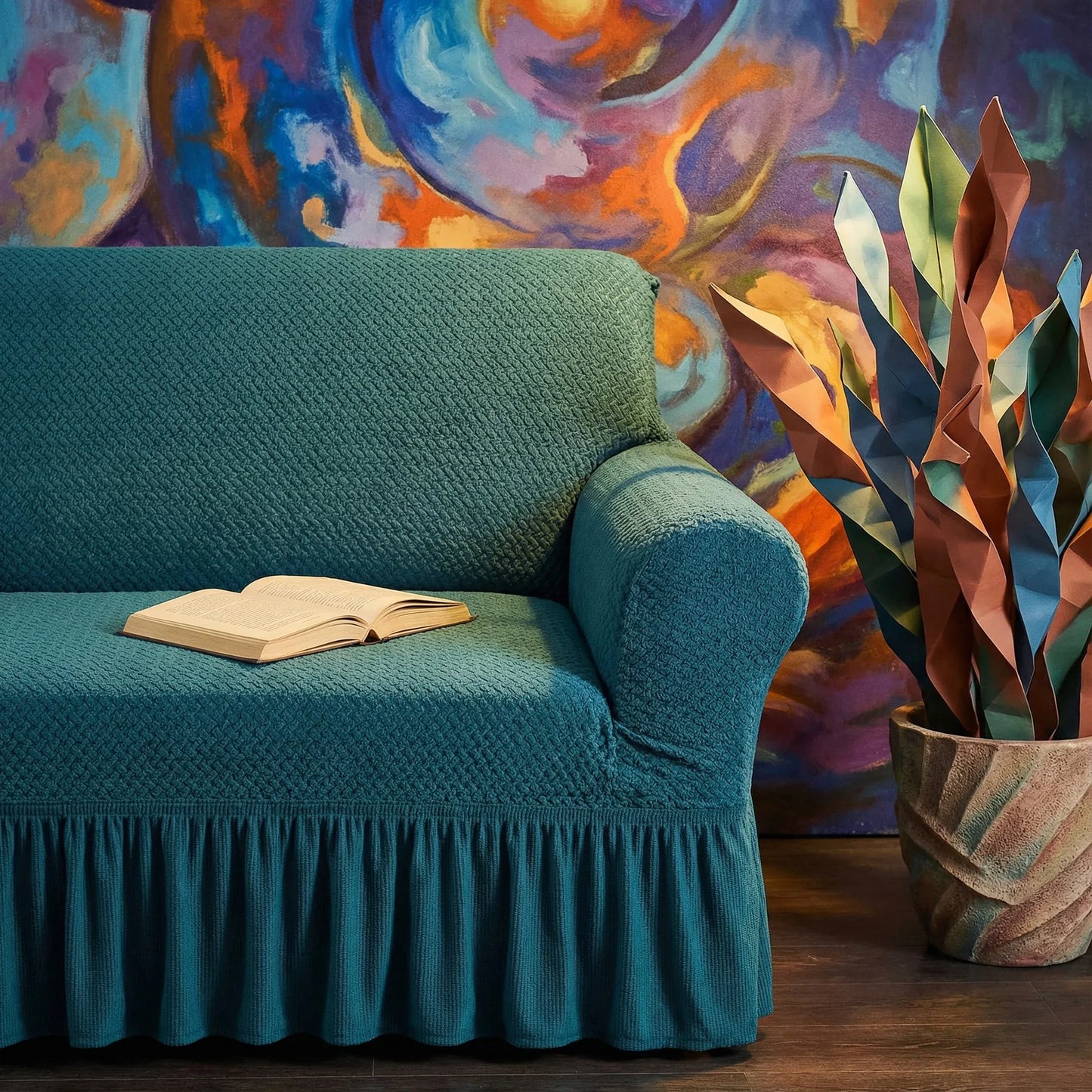 Turkish Mesh Sofa Cover - Zinc - My Royal Choice