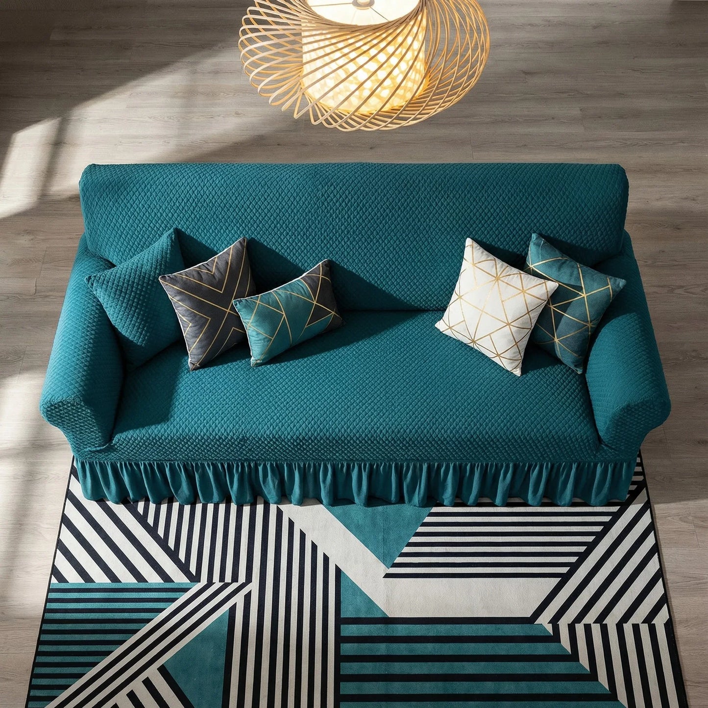 Turkish Mesh Sofa Cover - Zinc - My Royal Choice